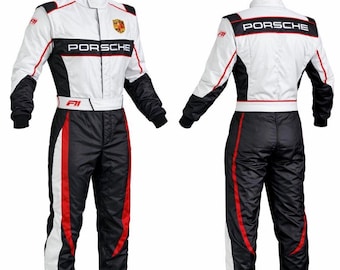 Go Kart F1 PORSCHE Racing suit with Gift (Balaclava) CIK/FIA Level 2 Approved