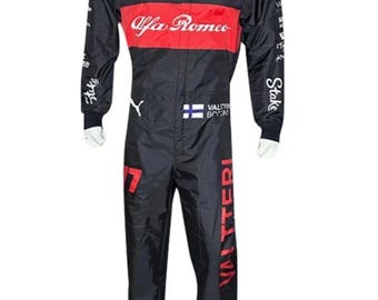 Go Kart Racing Alfa Romeo suit CIK/FIA Level 2 Approved with Gift (Balaclava)