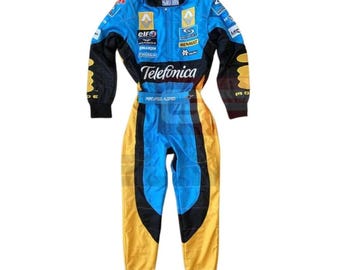Go Kart Telefonica Racing suit with Gift (Balaclava) CIK/FIA Level 2 Approved