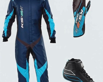 Go Kart Racing Suit, Shoes, Gloves, with gift (Balaclava) CIK/FIA Level 2 Approved