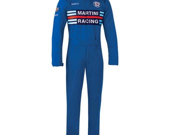 Go Kart MARTINI Racing suit with Gift (Balaclava) CIK/FIA Level 2 Approved