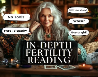 Fertility Psychic Reading, Gender Reveal Reading, Detailed Pregnancy Reading, In-Depth Conception Prediction, Psychic Сlairvoyance Reading