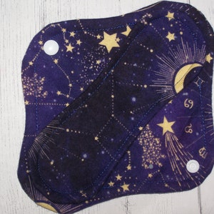 Flannel panty liners with wings 8 inches in assorted prints Pattern 2