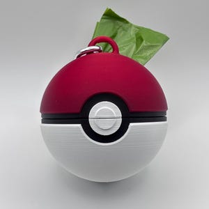 pokemon pokeball dog bag holder