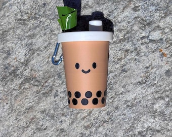Boba Tea Dog Waste Bag Dispenser
