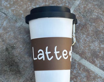 Coffee Cup Dog Waste Bag Holder