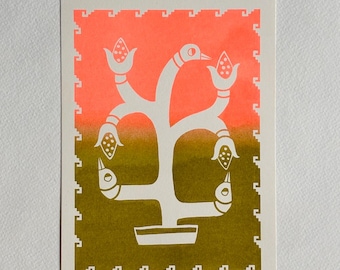 Riso Print - Harmony 5" x 7"