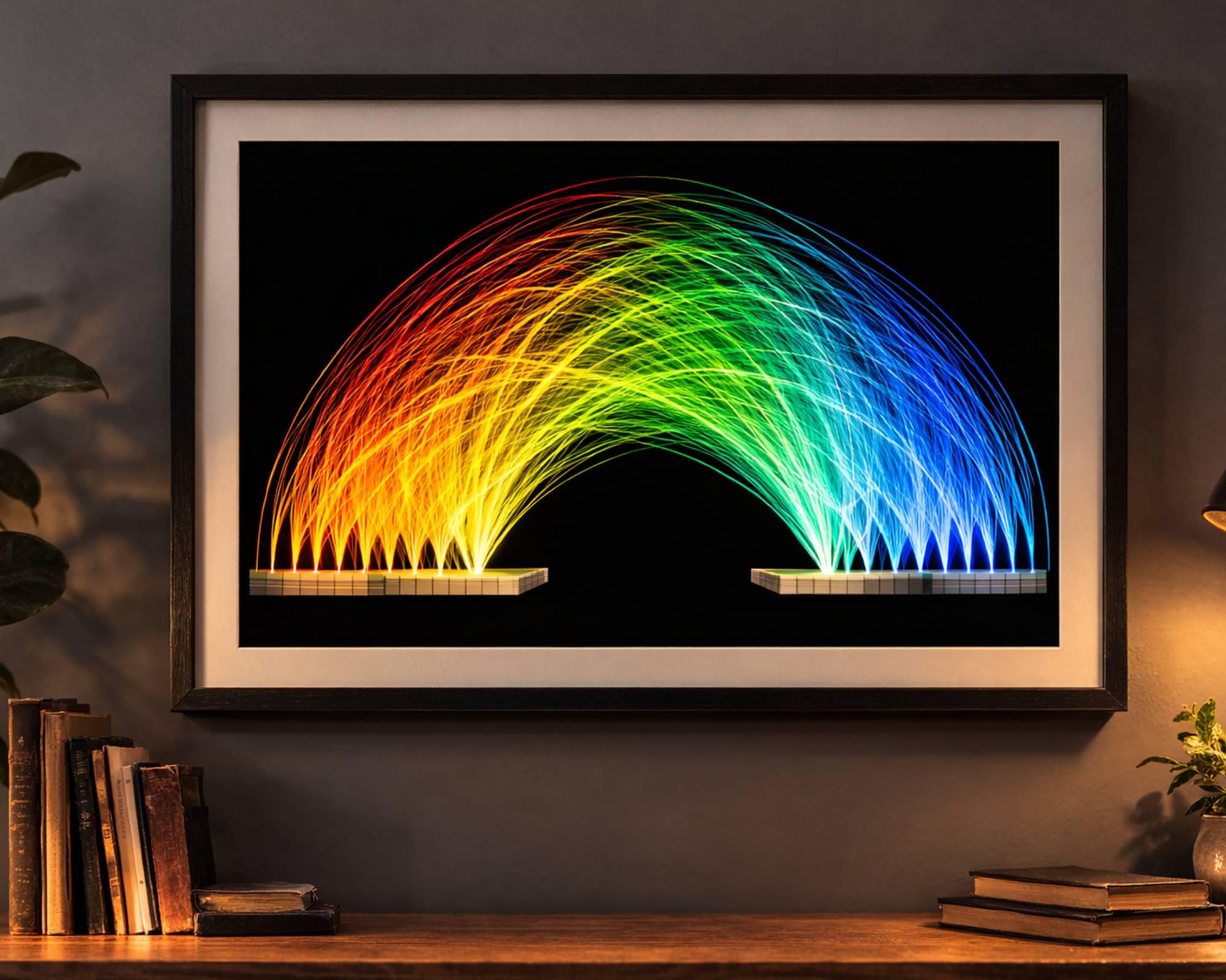 Biblical Thread Biblical Threads Visualization | Bible Cross-reference Art Print ...