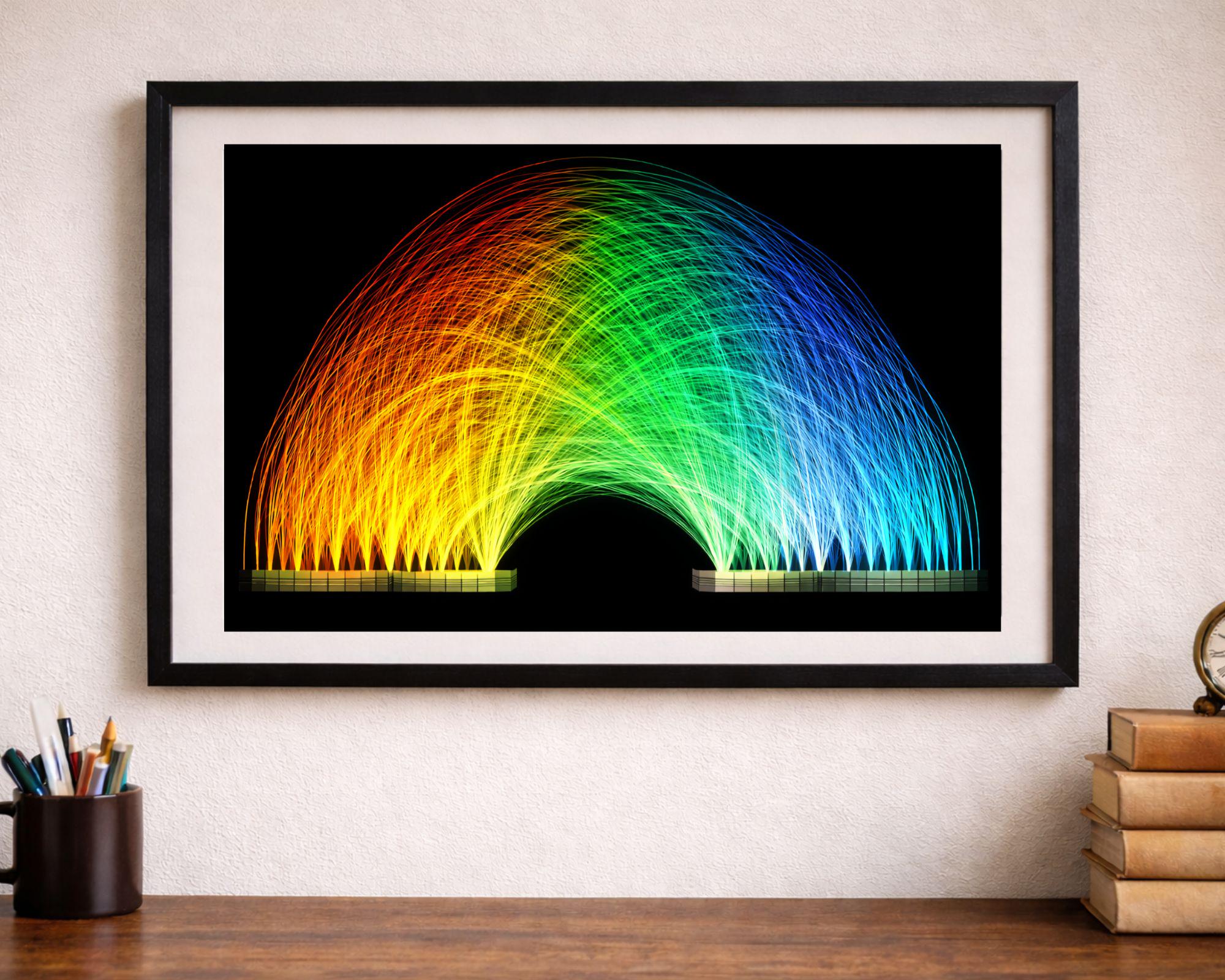Biblical Threads Visualization | Bible Cross-reference Art Print ...