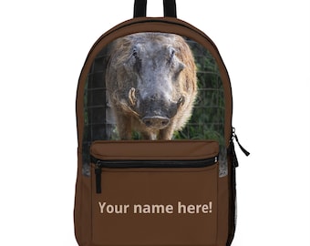 Critter Pack - Warthog Backpack | Personalized Name Text