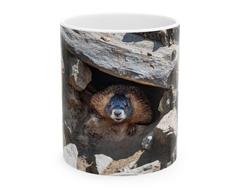 Critter Mug - Western Marmot Ceramic Coffee Mug