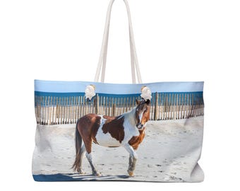 Pony Tote - Assateague Island Wild Pony Weekender Tote Bag