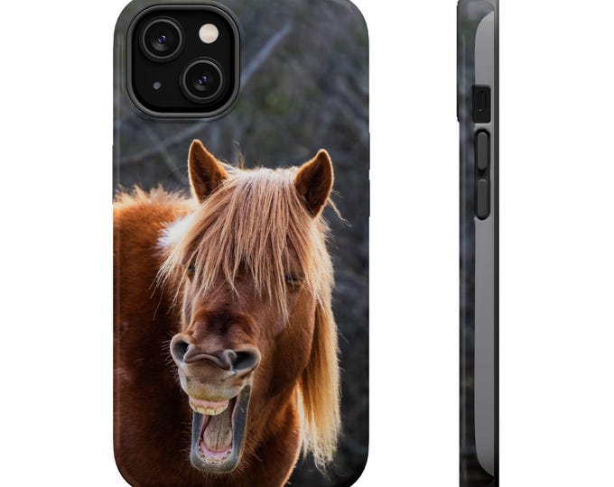 Featured listing image: Misty's Majesty - Wild Pony Photo Phone Case | Magnetic Impact-Resistant Case