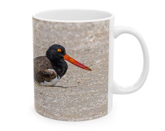 Bird Mug - American Oystercatcher Ceramic Coffee Mug