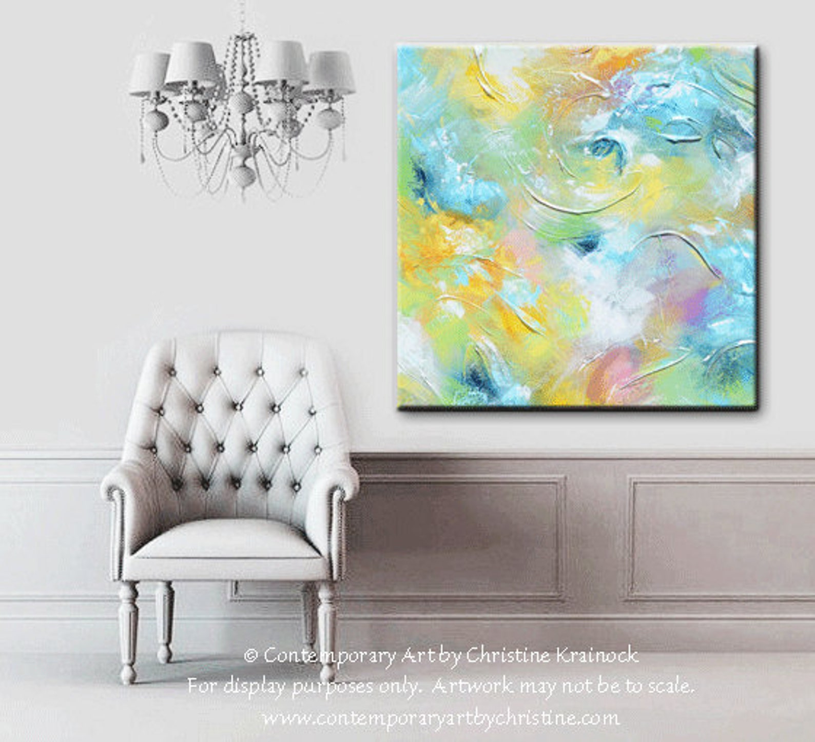 GICLEE PRINT of Abstract Painting LARGE Art Canvas Print Home Etsy