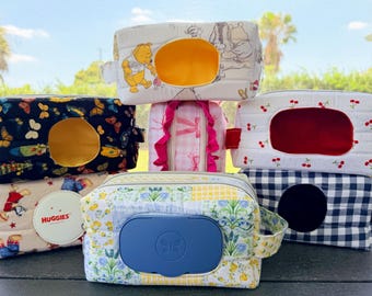 Custom wipes and diapers pouch