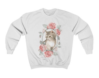 Vintage Friskies Fancy Feast Cute Cat Kitten Face White