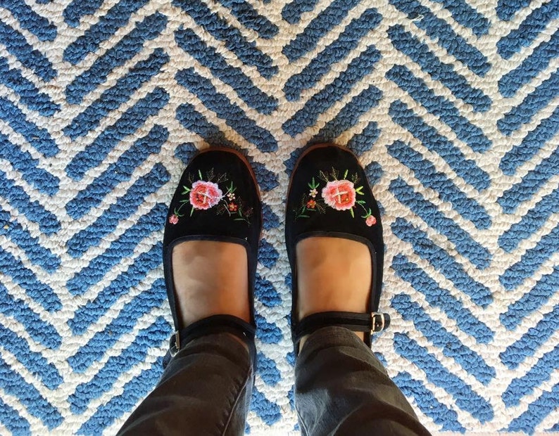 mary jane china flats