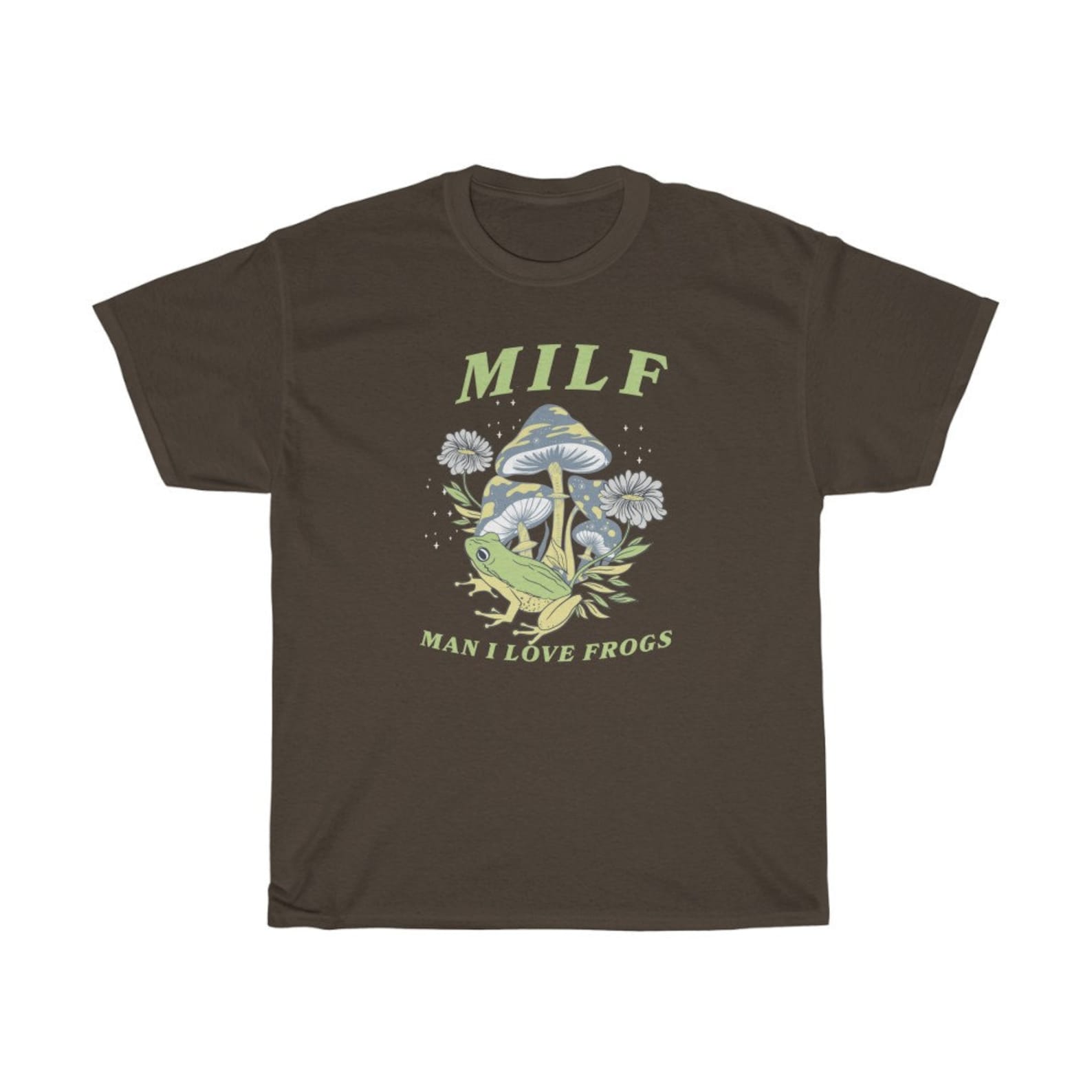 MILF Shirt Man I Love Frogs Shirtfrog and Mushroom - Etsy