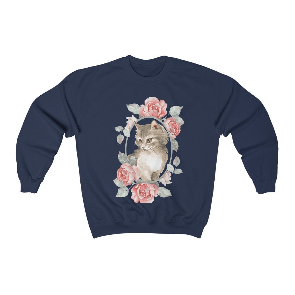 vintage cat × fish × flower sweat il_340x270.5804944061_gw9x.jpg