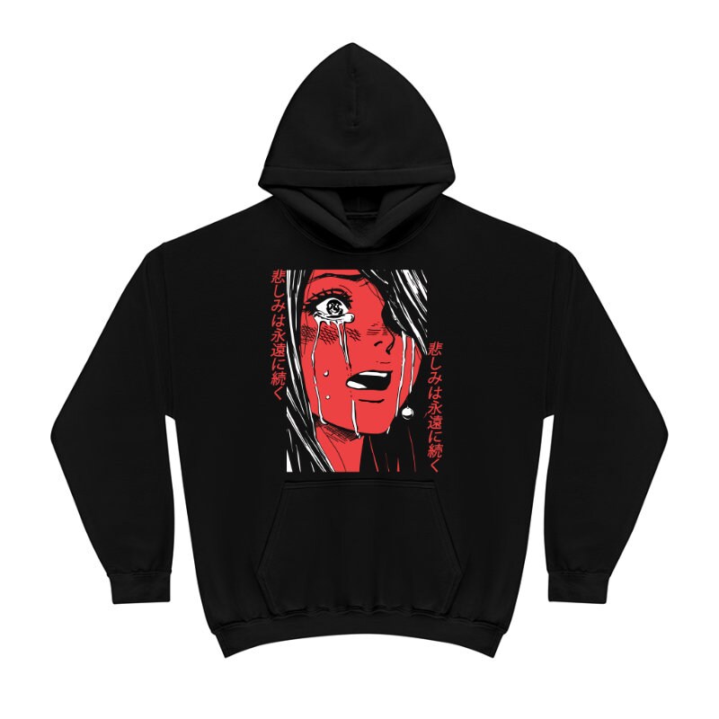 Unisex Manga Anime Girl Hoodie/anime Girl Hoodie/vaporwave Etsy