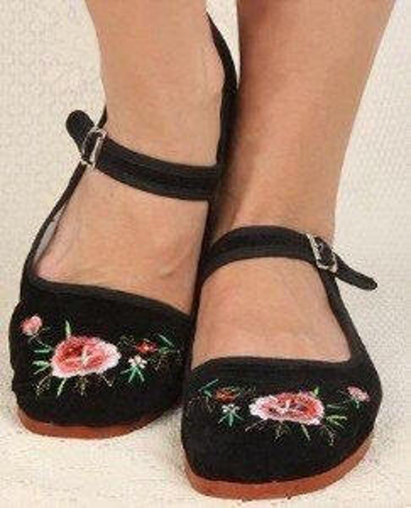 mary jane china flats