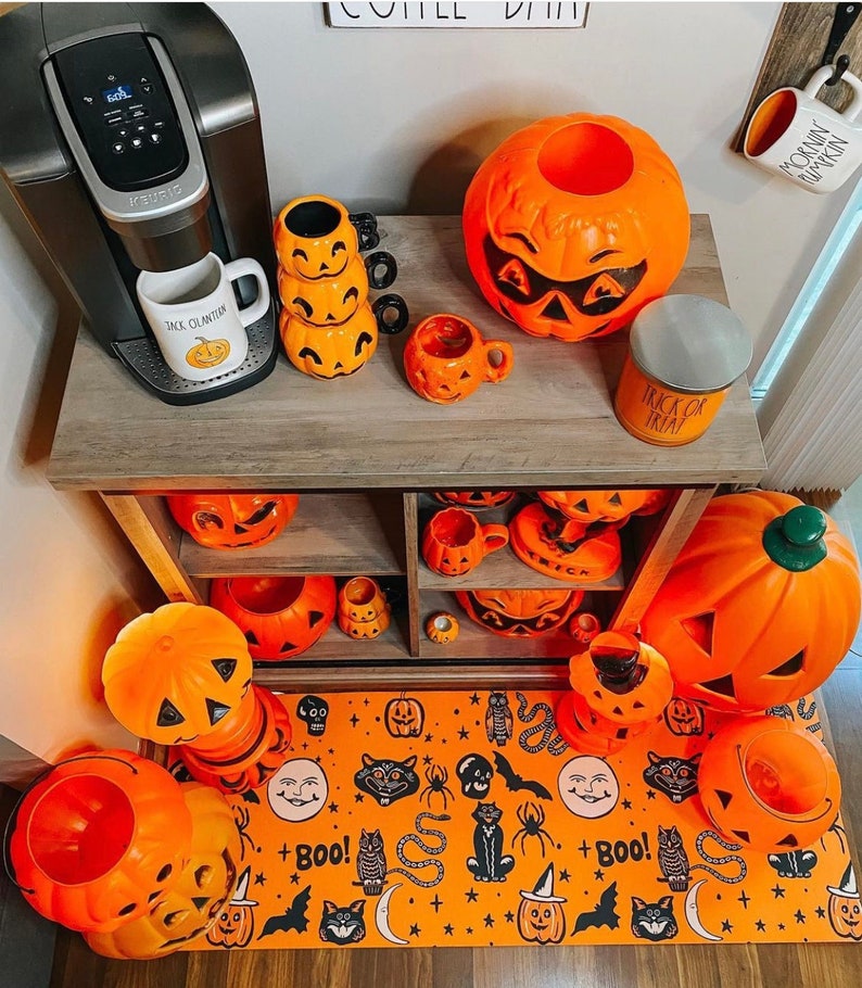 Vintage Halloween Kitchen Mat bild 1