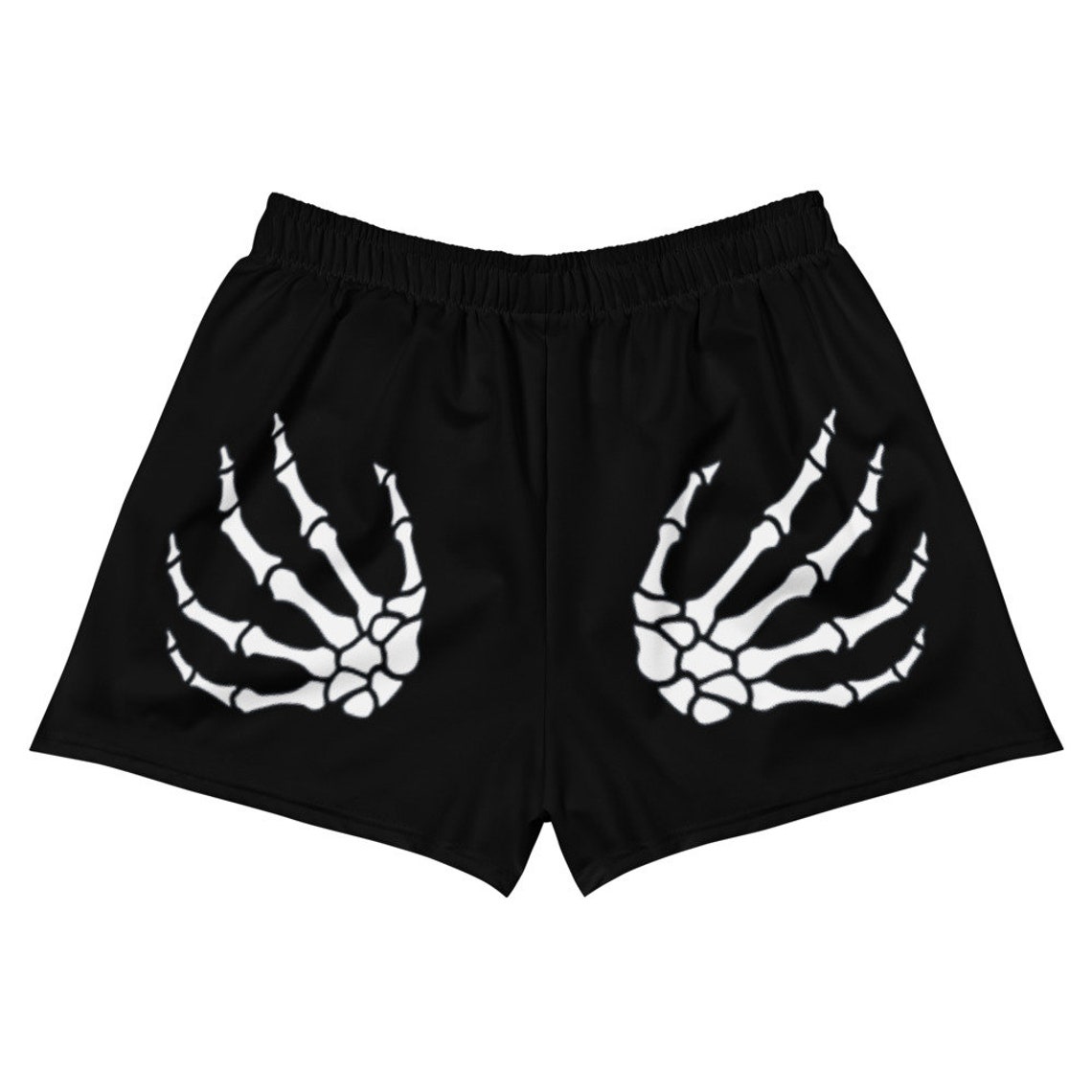 Goth Girl Summer Shorts/black Skeleton Hands Women's Etsy UK