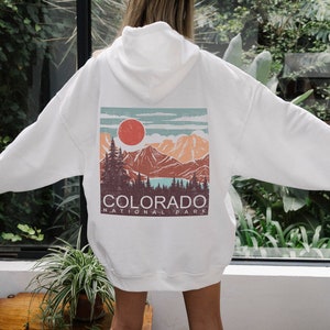 Patterned Colorado Autumn hoodie