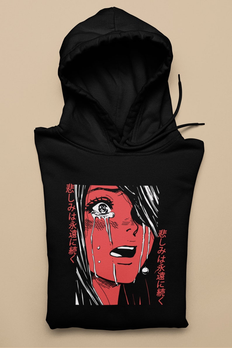 anime vaporwave hoodie