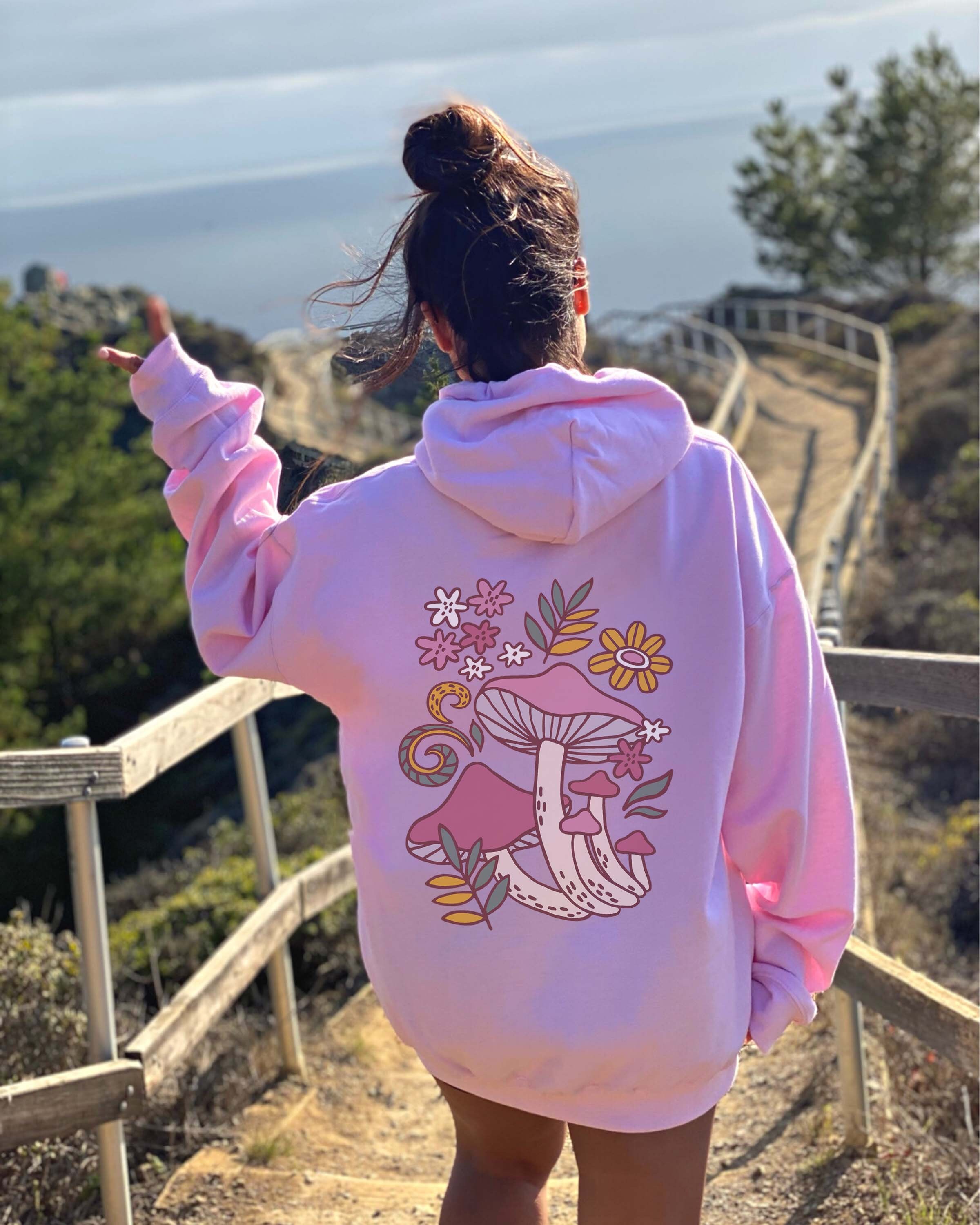 Mushroom hoodie sale
