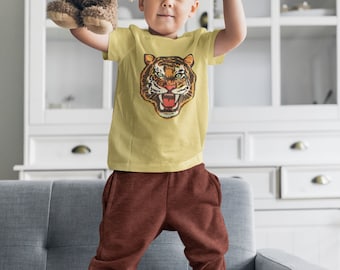 Kid's Vintage Style Tiger Shirt in Sizes 2T-5/6