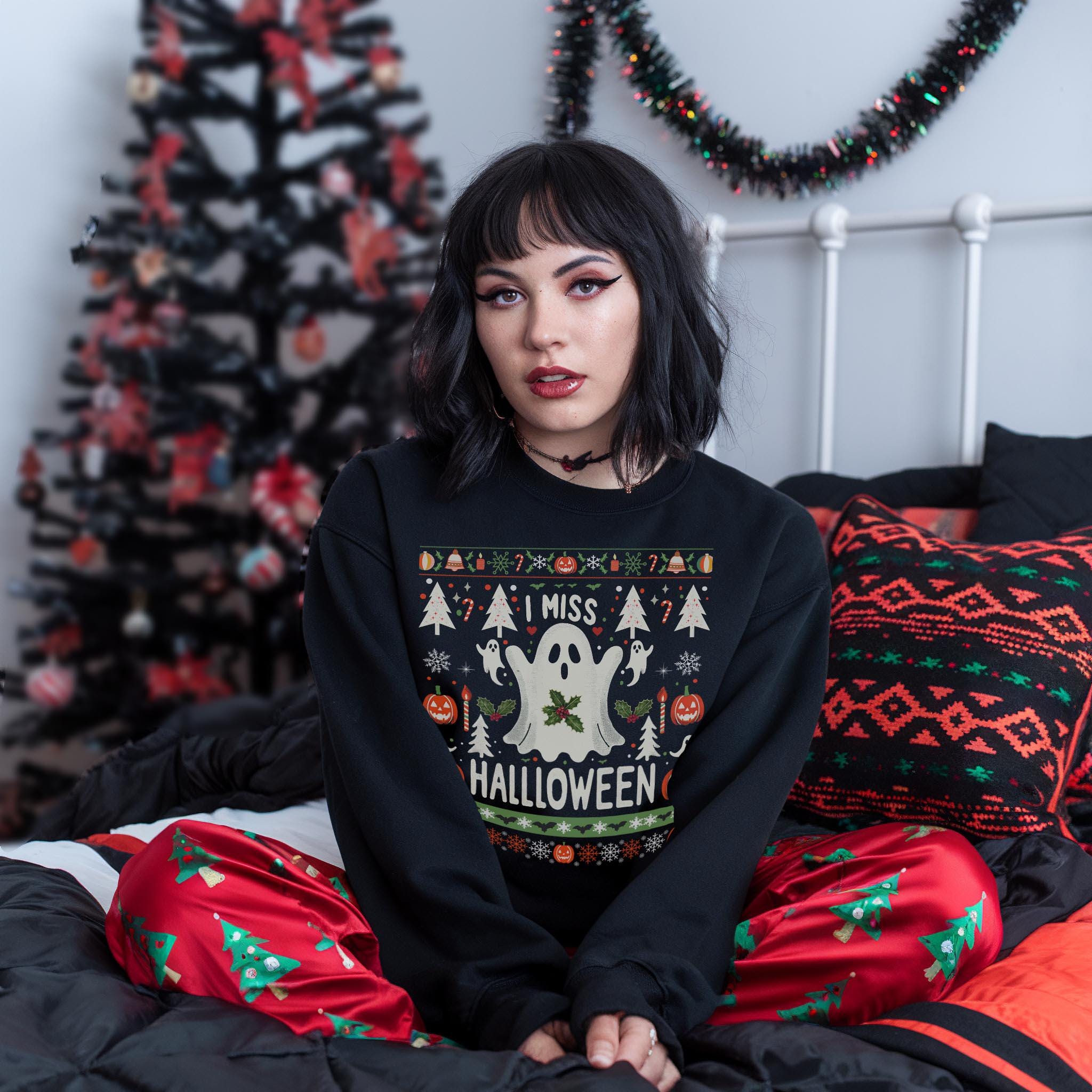 Christmas Tree Punk Christmas Jumper Football Christmas Tree