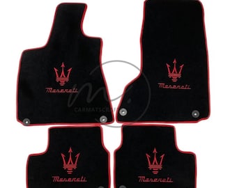 Custom Embroidered Car Floor Mats for Maserati: Luxury Auto Interior