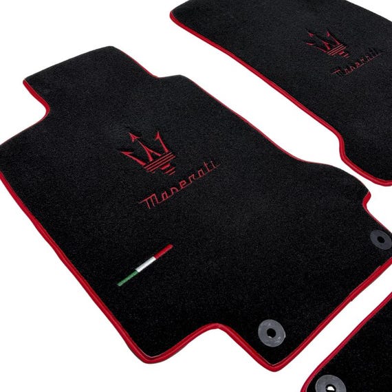 Custom Floor Mat With Italian Edition,Embroidered Car Floor Mats for Maserati: Luxury Auto Interior