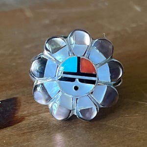 Zuni Sun Face Ring - Etsy