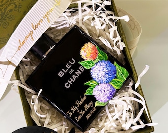 Hand Painted Cologne Custom Engraved Perfume Personalized Gift for Husband Romantic Anniversary Birthday Gift for Men