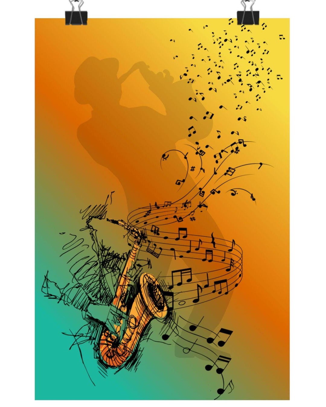 Saxophone Lesson Poster Smooth Sax Poster; Multiple Size Options - Etsy
