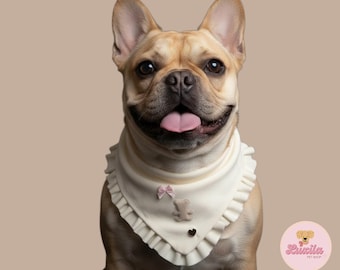 Personalized dog bandana - also for puppies / small and large dogs / dog bandana - cute dog accessory