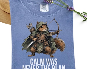 Comfort Colors® Tactical squirrel Shirt, Funny squirrel Tee, Sarcastic Dark Humor Animal Shirt, Cozy Nature Shirt, Unisex Tee