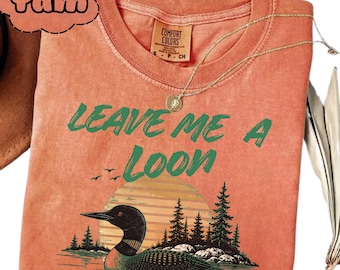 Comfort Colors® Tee, Funny Bird Lover Shirt, Minimalist Nature Graphic Tee, Cabin Lake Life Gift for Campers tshirt