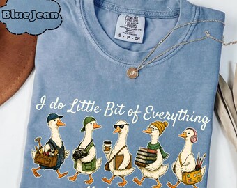 Comfort Colors® Personalized Working Goose T-Shirt, Funny Teacher Assistant Shirt, Custom Name Team Teacher Gift