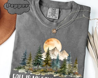 Comfort Colors® Fall Is My Favorite Color Shirt, Autumn Vibes Tee, Cute Fall Leaves Shirt, Cozy Season Graphic Tee, Fall Lover Gift