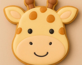 Giraffe Head Cookie Cutter – Sweet, Playful, and Perfect for Safari Sets!