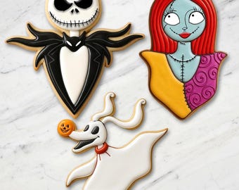 Nightmare Christmas_Set_A Ausstechformen Set | Jack Skellington, Sally und Zero | Halloween & Weihnachten