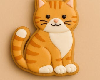 Kakform med kattkroppssittande motiv – Söt, lekfull och riktigt gullig!