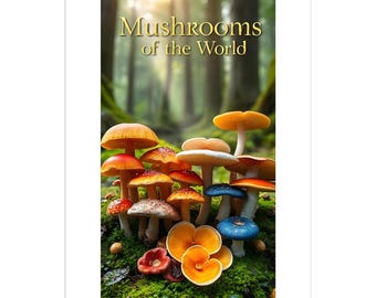 2026 Mushrooms of the World Wall Calendar (11"x16.5")