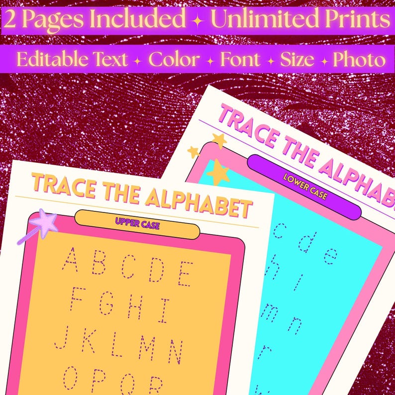 Princess Alphabet Tracing Worksheet, Handwriting Practice (PDF Download ...