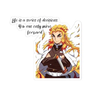 Tanjiro Kamado Demon Slayer Sticker Decal – Peeking Wave Design, 4 Sizes