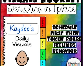 ALL IN ONE Special Education Visuals | Behaviour, Schedule, Token Board, Feeling